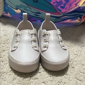 Mini Melissa White Slip-On Shoes